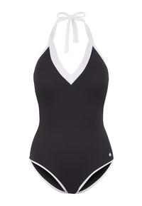 Lascana Badeanzug Badeanzug Damen - schwarz-wei&szlig;