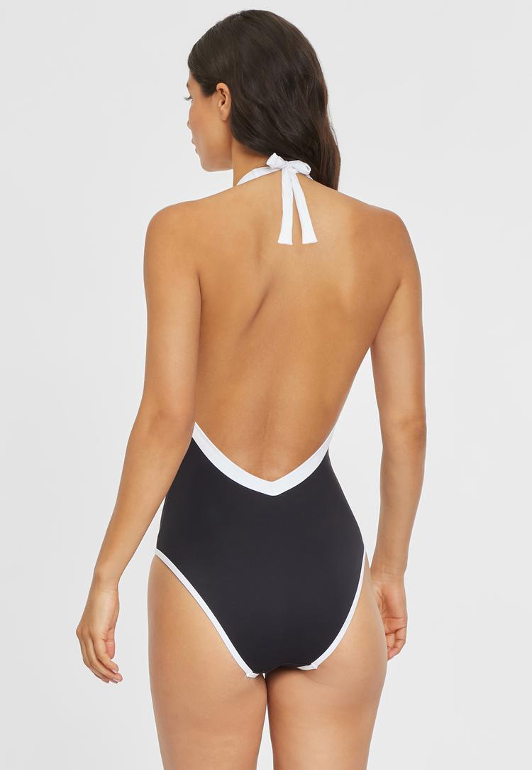 Lascana Lascana Badeanzug Badeanzug Damen - schwarz-wei&szlig; - 2 | SportScheck