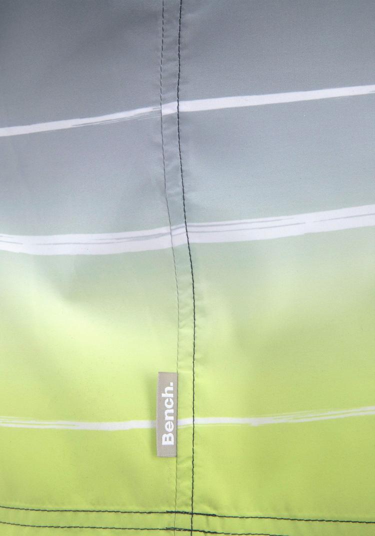 Bench Bench Badeshorts Badehose Herren - grau-gelb - 1 | SportScheck