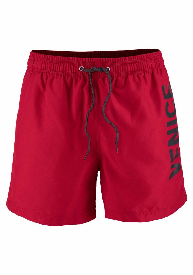 VENICE BEACH VENICE BEACH Badeshorts Badehose Herren - rot - 0 | SportScheck