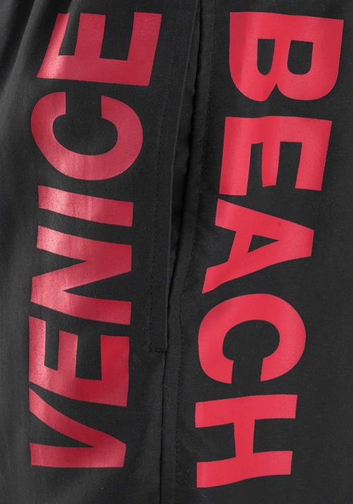 Rückansicht von VENICE BEACH Badeshorts Badeshorts Herren schwarz