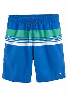 KangaROOS Badeshorts Badeshorts Herren blau-türkis