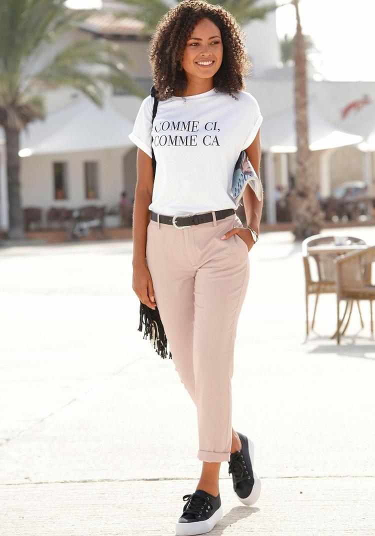 Buffalo Buffalo T-Shirt T-Shirt Damen - wei&szlig; - 0 | SportScheck