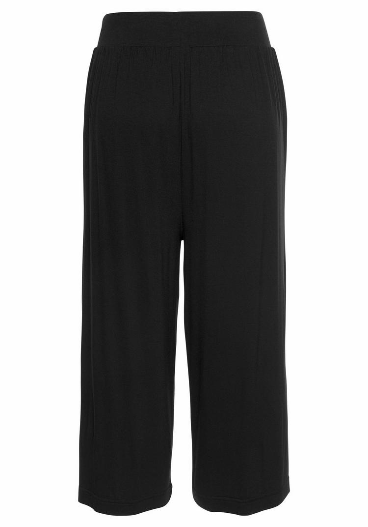 Lascana Lascana Culotte Printhose Damen - schwarz - 0 | SportScheck