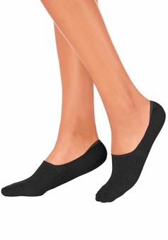 Rückansicht von Bench Füßlinge Sportsocken Damen schwarz