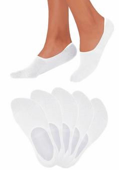 Rückansicht von Bench Füßlinge Freizeitsocken Damen weiß