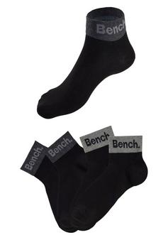 Rückansicht von Bench Kurzsocken Freizeitsocken schwarz