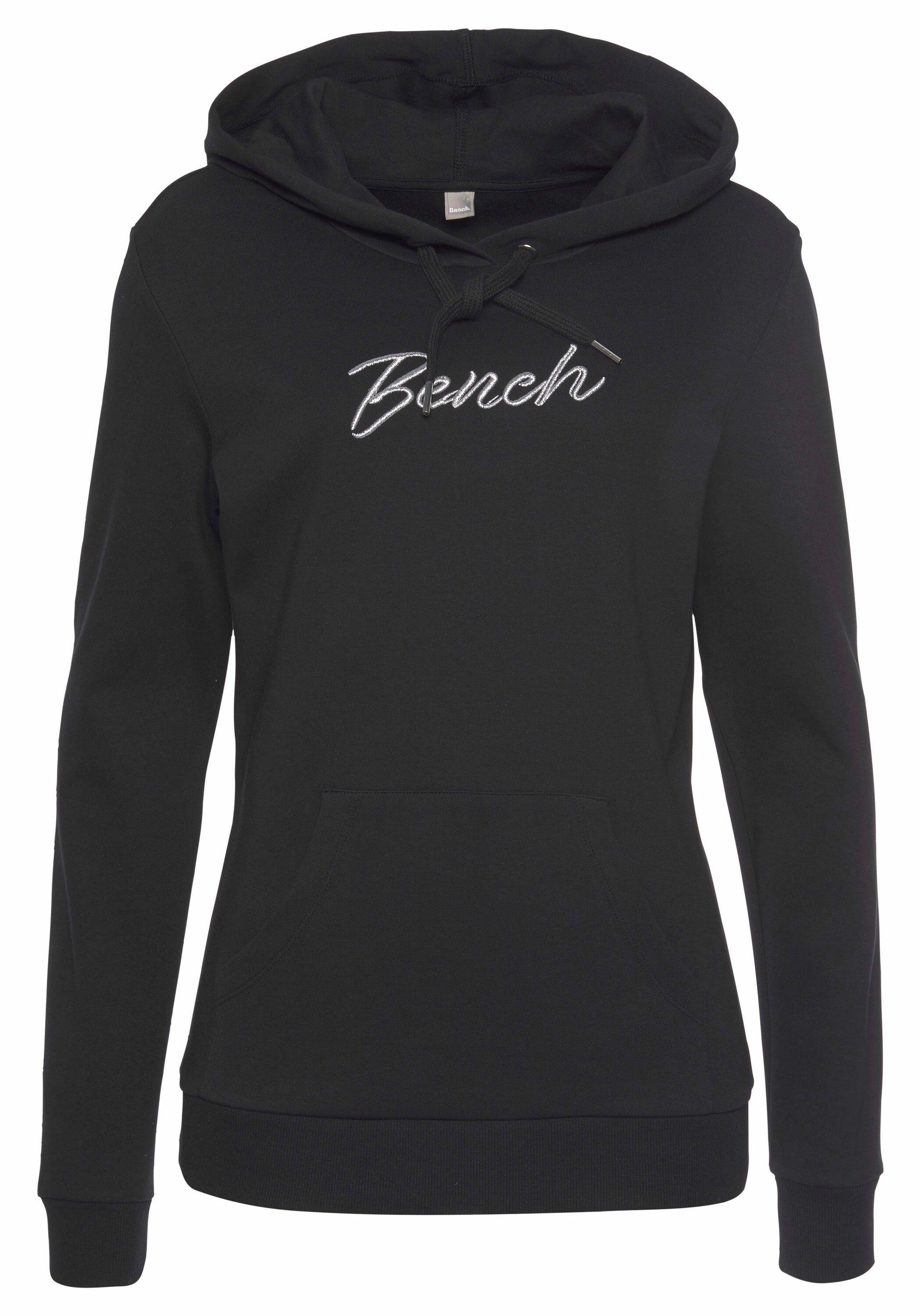 Bench Kapuzensweatshirt Hoodie Damen schwarz im Online Shop von