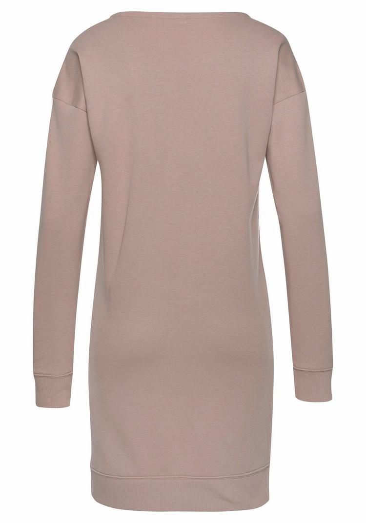 Bench Bench Sweatkleid Jerseykleid Damen - beige - wei&szlig; - 0 | SportScheck