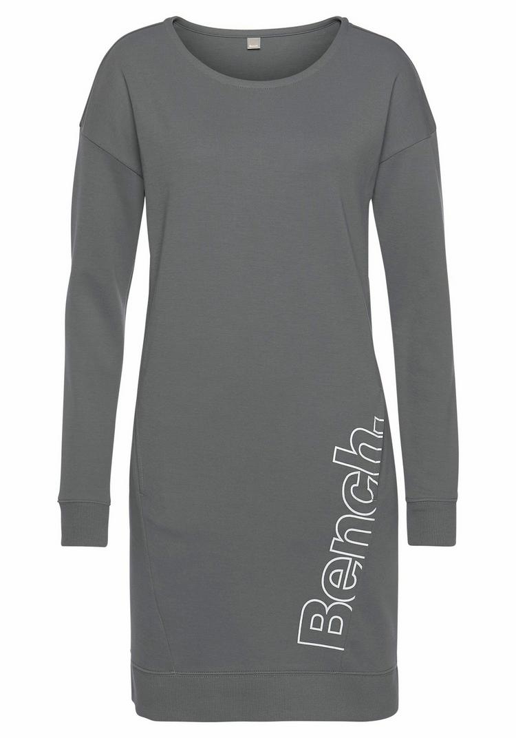Bench Bench Sweatkleid Jerseykleid Damen - stone-wei&szlig; - 0 | SportScheck