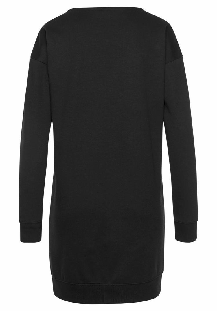 Bench Bench Sweatkleid Jerseykleid Damen - schwarz-wei&szlig; - 0 | SportScheck