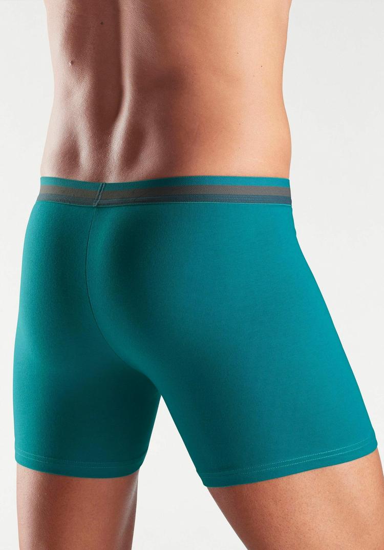 Bench Bench Langer Boxer Unterhose Herren - petrol - anthrazit - 1 | SportScheck