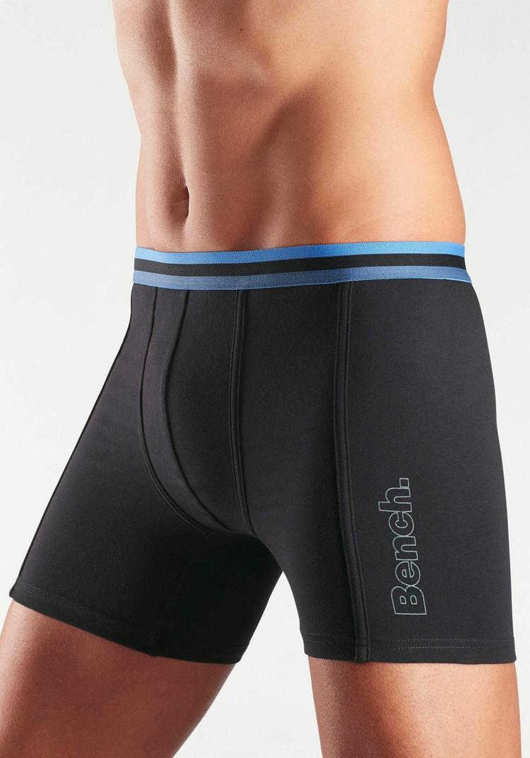 Bench Bench Langer Boxer Unterhose Herren - blau - schwarz - marine - 1 | SportScheck