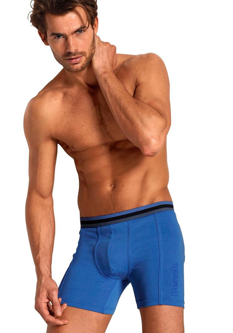 Bench Bench Langer Boxer Unterhose Herren - blau - schwarz - marine - 2 | SportScheck