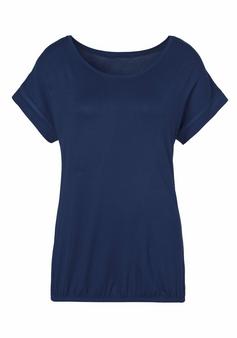Vivance Kurzarmshirt T-Shirt Damen navy