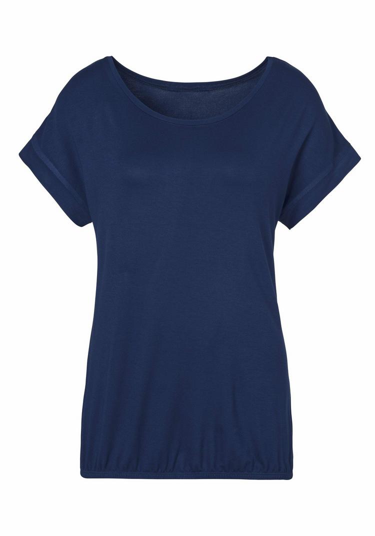 Vivance Vivance Kurzarmshirt T-Shirt Damen - navy - 0 | SportScheck