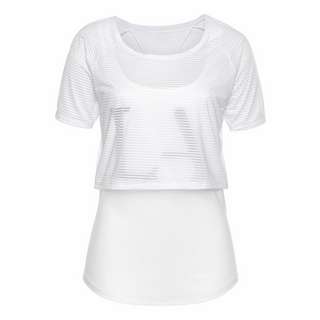 LASCANA Active 2-in-1 Shirt Damen weiß