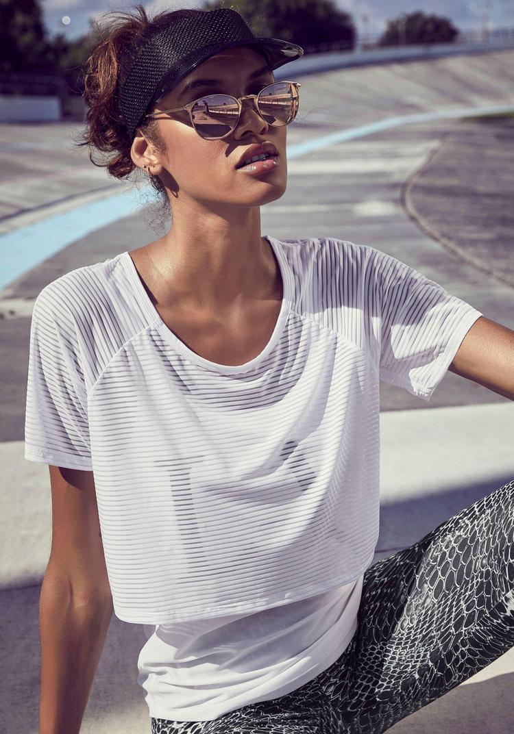 LASCANA Active LASCANA Active Funktionsshirt Funktionsshirt Damen - wei&szlig; - 0 | SportScheck