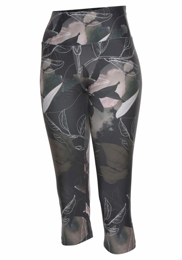 LASCANA Active LASCANA Active Caprileggings Tights Damen - khaki-gemustert-hellrosa - 2 | SportScheck