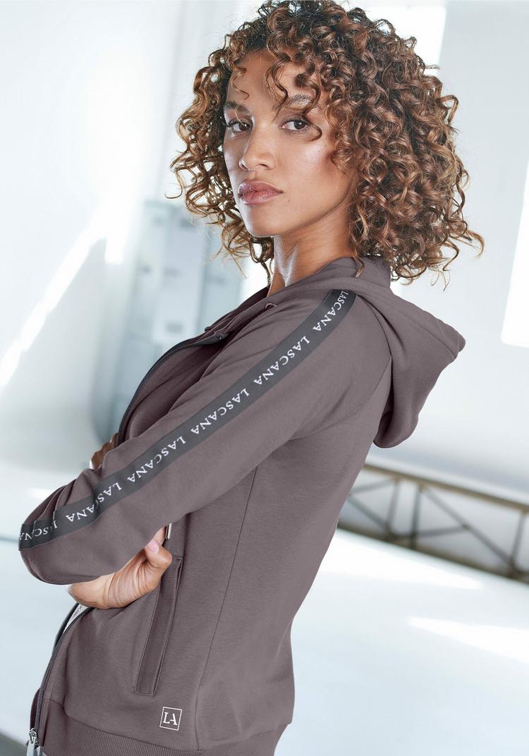 LASCANA Active LASCANA Active Trainingsjacke Trainingsjacke Damen - stone - 0 | SportScheck