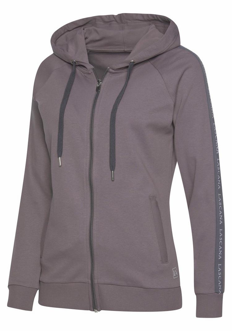 LASCANA Active LASCANA Active Trainingsjacke Trainingsjacke Damen - stone - 0 | SportScheck