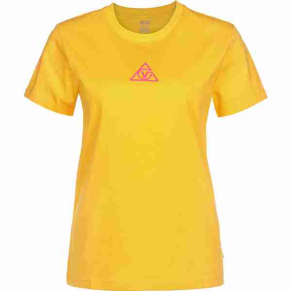 Vans 66 Supply Tri Crew T-Shirt Damen gelb