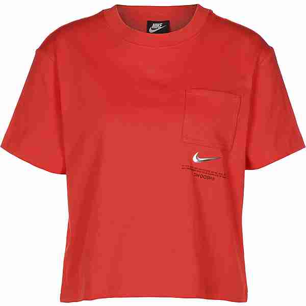 Nike Swoosh T-Shirt Damen rot