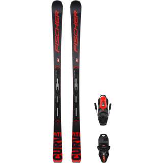 Fischer THE CURV DTI AR + RS 11 PR Carving Ski blue-red