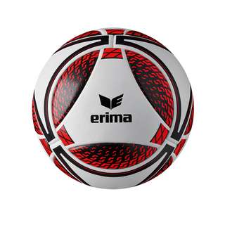 Erima Senzor Match Spielball Fußball weissrot