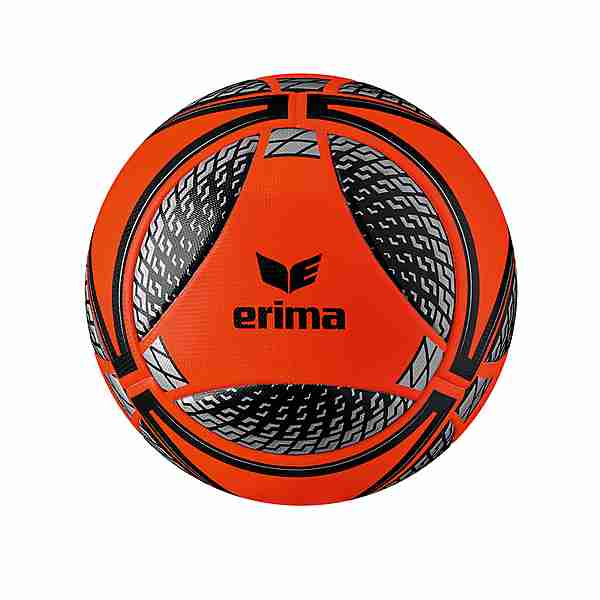 Erima Senzor Match Winterspielball Fußball orangeschwarz
