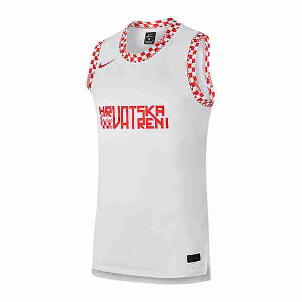 Nike Kroatien Basketball Tanktop Fanshirt Herren weiss