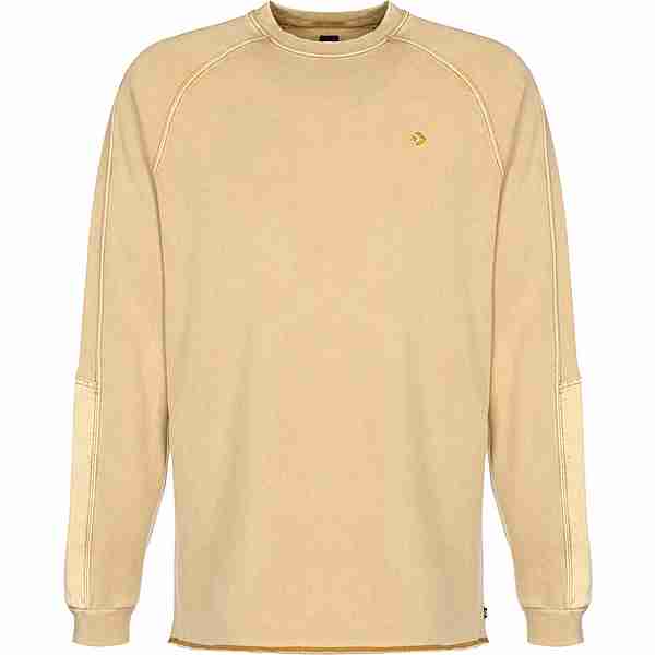 CONVERSE Washed Jersey Sweatshirt Herren beige