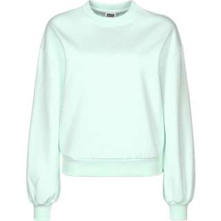 Urban Classics Oversized Color Melange Crewneck Sweatshirt Damen grün/meliert