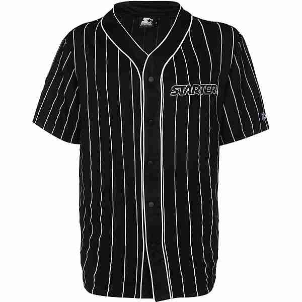 STARTER Baseball Jersey T-Shirt Herren schwarz/gestreift