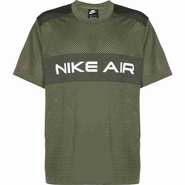 Nike Sportswear Air Mesh T-Shirt Herren oliv