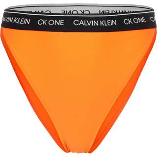 Calvin Klein Swimwear Tanga Bikini Hose Damen orange