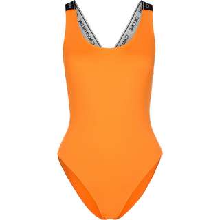 Calvin Klein Swimwear High Leg Badeanzug Damen orange