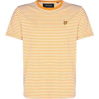 Lyle & Scott 2 Colour Stripe T-Shirt Herren gelb/weiß