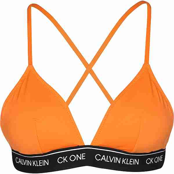 Calvin Klein Triangle Bikini Oberteil Damen orange