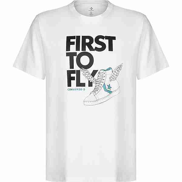 CONVERSE First to Fly T-Shirt Herren weiß