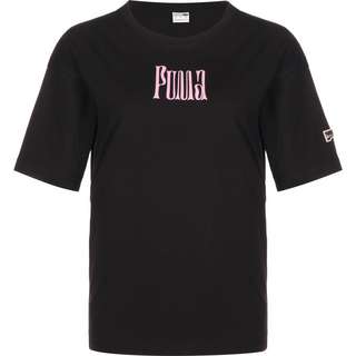 PUMA Downtown Graphic T-Shirt Damen schwarz