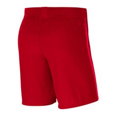 Rückansicht von Nike Vapor Knit III Short Fußballshorts Herren rotweiss