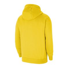 Rückansicht von Nike Park 20 Fleece Hoody Funktionssweatshirt Herren gelbschwarz