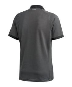 Rückansicht von adidas Freelift Primeblue Poloshirt Poloshirt Herren grauorange