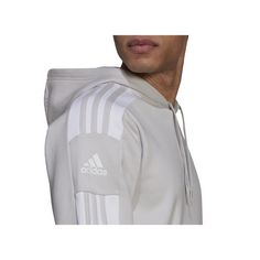Rückansicht von adidas Squadra 21 COACH Sweat Hoody Funktionssweatshirt Herren grau