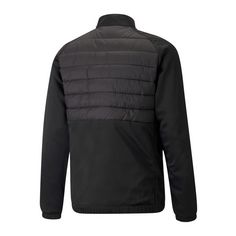 Rückansicht von PUMA teamLIGA Hybrid Jacke Trainingsjacke Herren schwarz