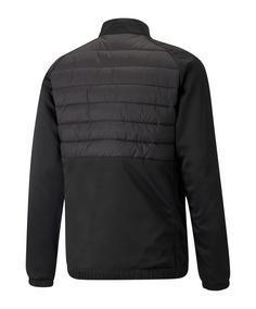 Rückansicht von PUMA teamLIGA Hybrid Jacke Trainingsjacke Herren schwarz