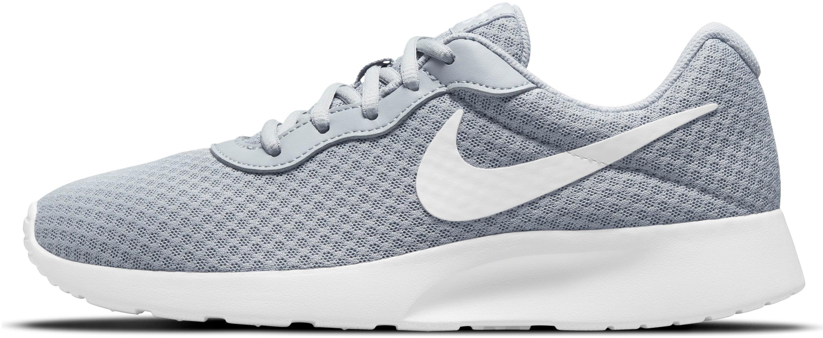 Nike Tanjun Sneaker Damen wolf grey white barely volt black im Online Shop von SportScheck kaufen