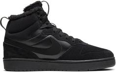 Rückansicht von Nike COURT BOROUGH 2 Sneaker Kinder black-black-black