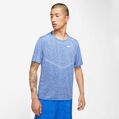 Rückansicht von Nike Rise 365 Funktionsshirt Herren game royal-htr-reflective silv